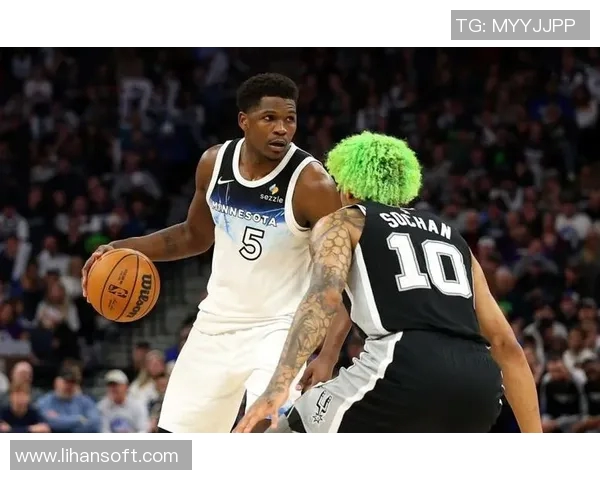 森林狼主场大胜马刺迎来五连胜爱德华兹和福克斯联手贡献47分